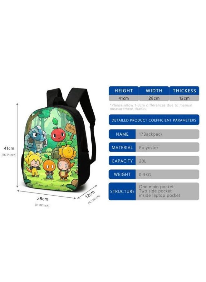 Generic Cartoon style universal three-piece schoolbag - 17  - Image 3
