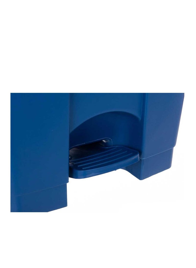 لاكوت Plastic Garbage Bin with Pedal | 68L | Blue - Image 4
