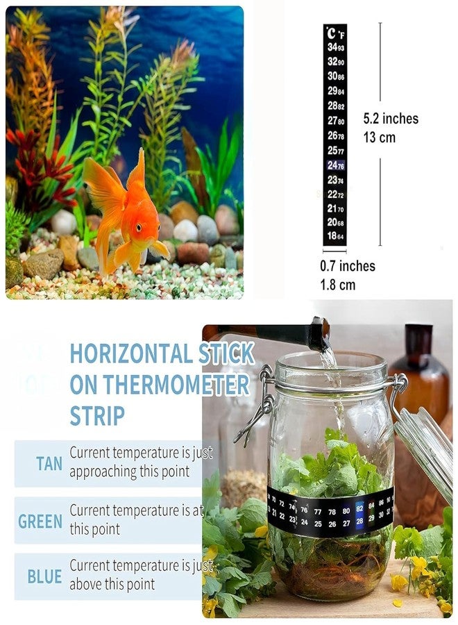 ARK AQUATICS مقياس حرارة لاصق لحوض السمك من شركة ARK AQUATICS (عبوة من 5 قطع) - Image 3