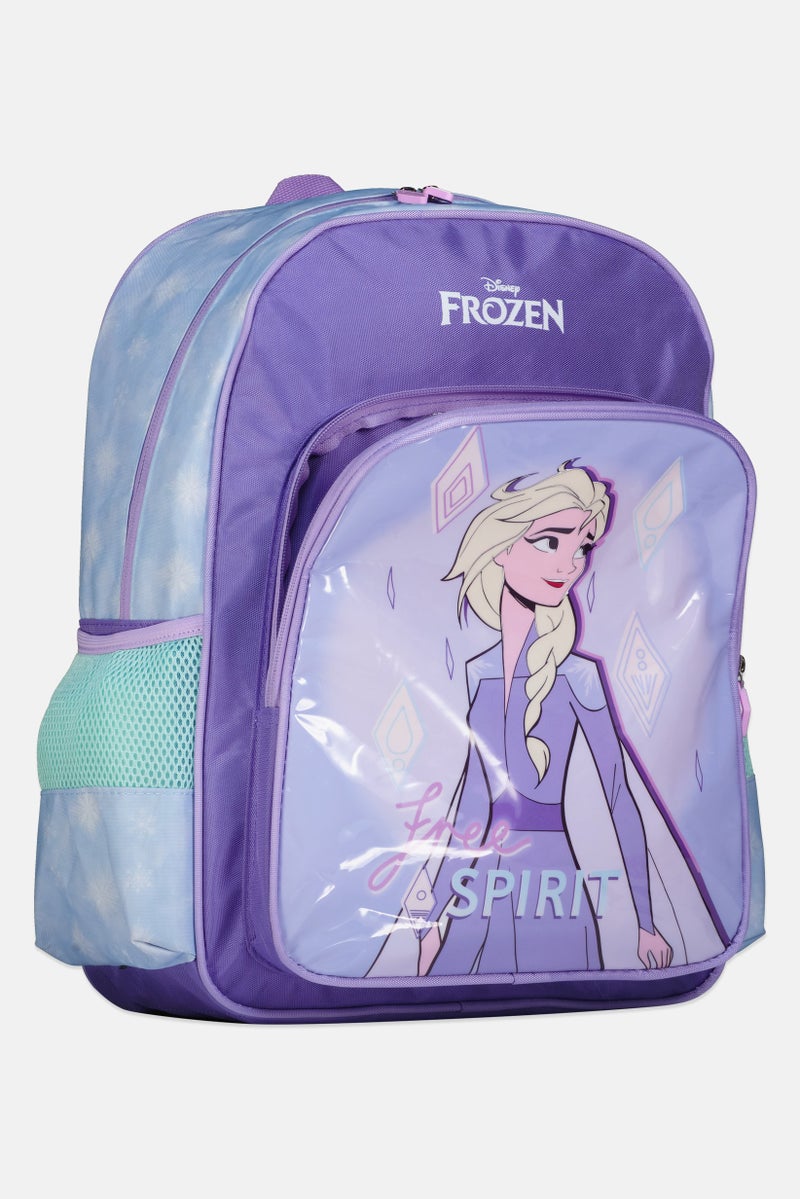 Disney FROZEN حقائب ظهر بنات أطفال 3 في 1 بطبعة ديزني فروزن، متعددة الألوان - Image 3