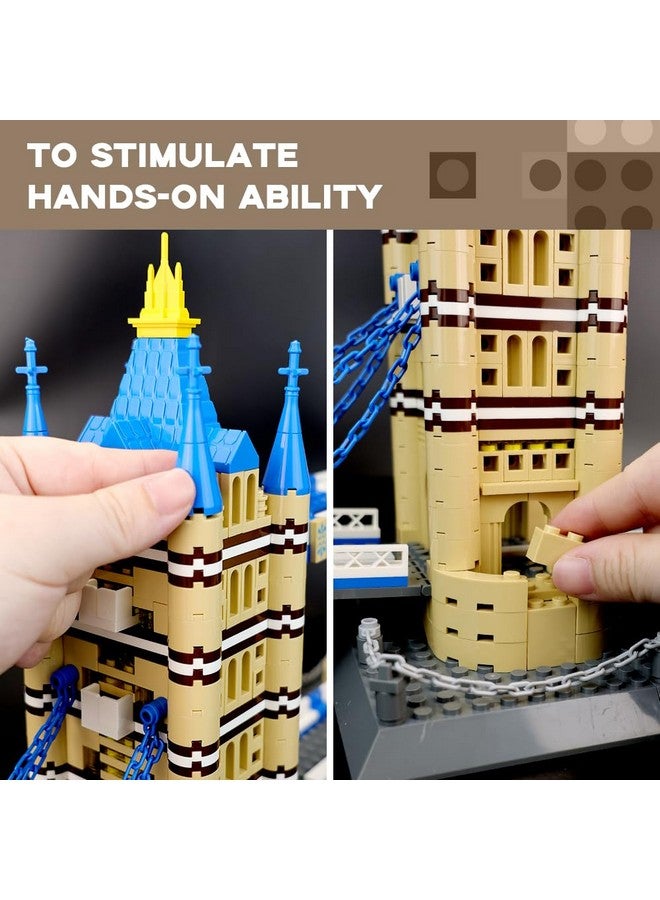 ArtorBricks Architectural Tower Bridge Building Large Collection Building Set Model Kit and Gift for Adults(1052 Pieces) - Image 4