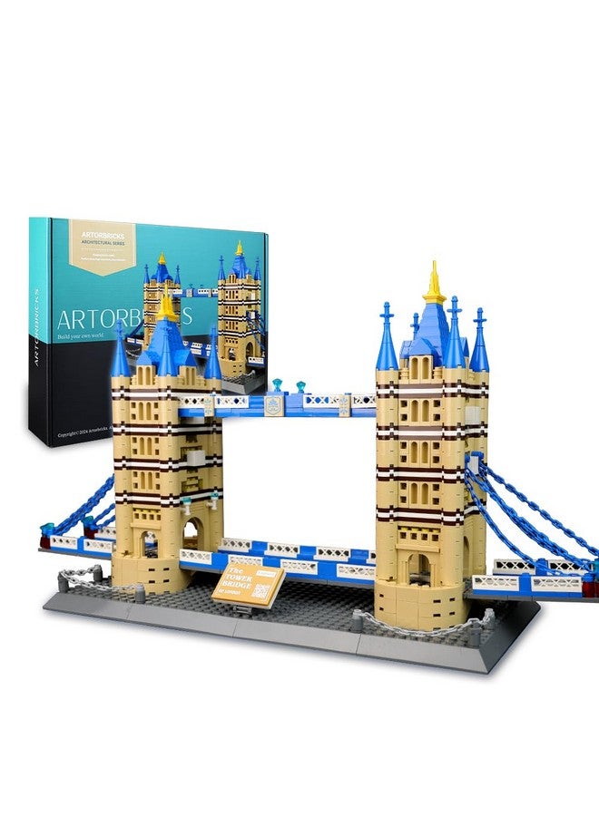 ArtorBricks Architectural Tower Bridge Building Large Collection Building Set Model Kit and Gift for Adults(1052 Pieces) - Image 1