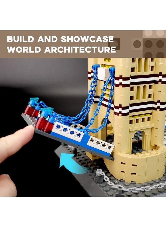 ArtorBricks Architectural Tower Bridge Building Large Collection Building Set Model Kit and Gift for Adults(1052 Pieces) - Image 5