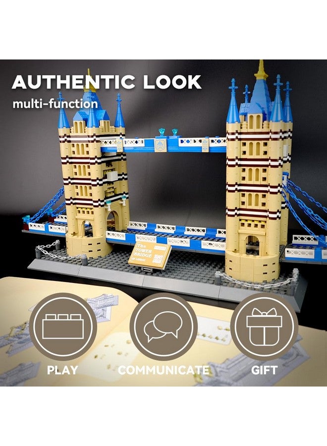 ArtorBricks Architectural Tower Bridge Building Large Collection Building Set Model Kit and Gift for Adults(1052 Pieces) - Image 3