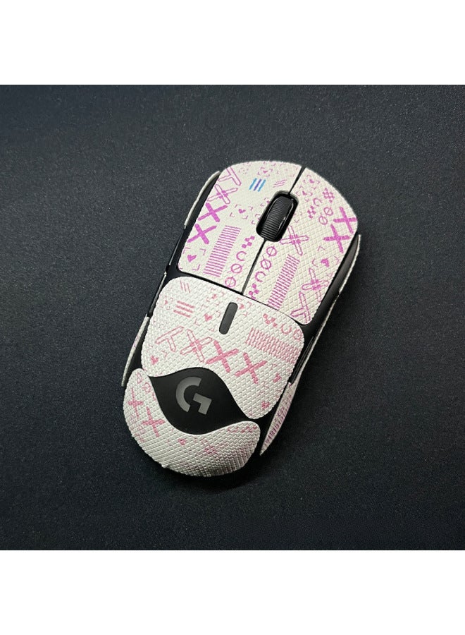 Anti-slip Mouse Stickers Logitech GPW One Or Two Generation GPROX Special All-inclusive Sweat-absorbent Anti-sweat Hand Stickers Lizard Skin-Color:gpw Generation [blue And White Gundam-full Package]]  - Image 4