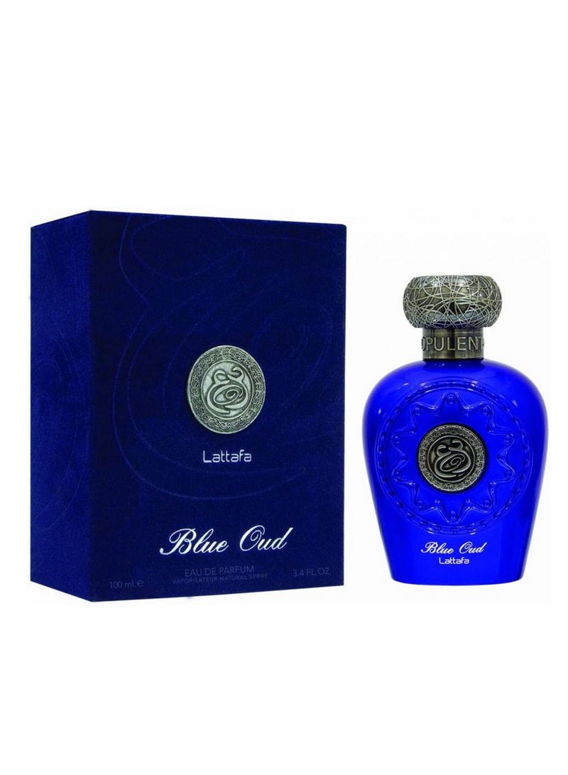 Lattafa لطافة عود أزرق أو دي بارفان 100 مل