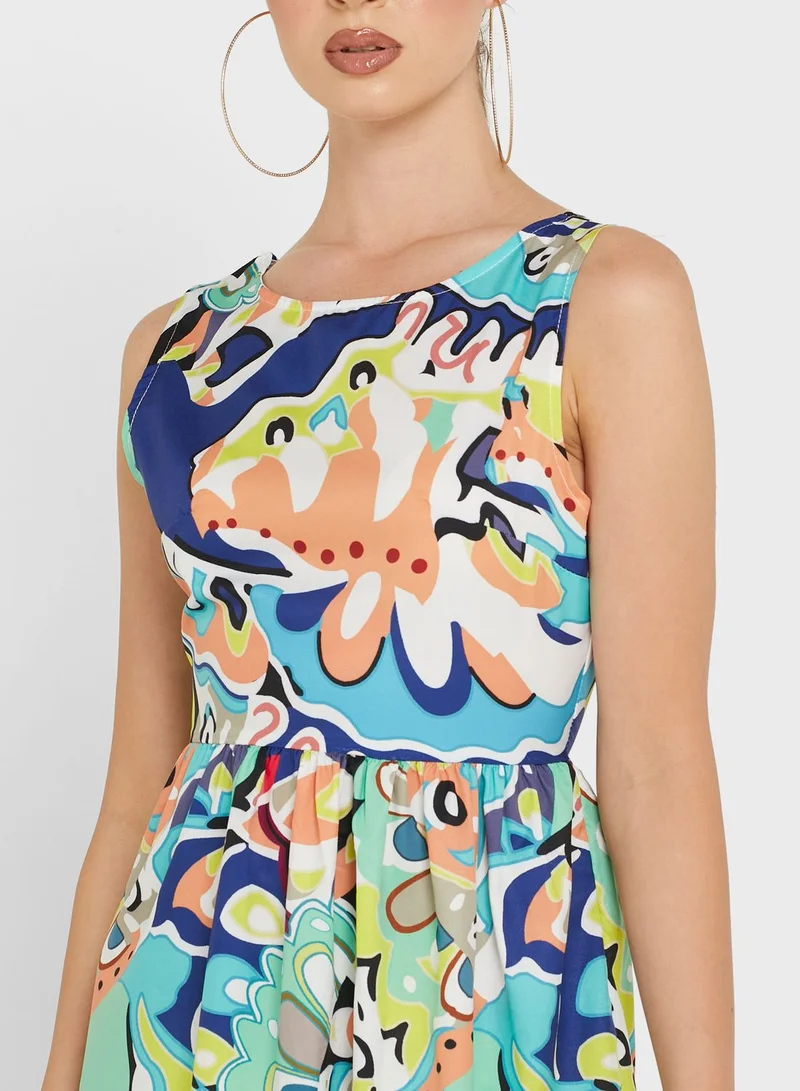 ELLA Printed Dress