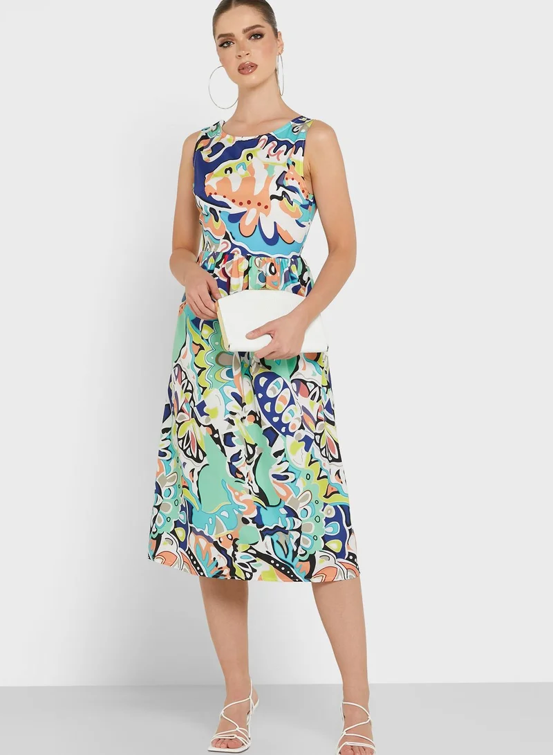 ELLA Printed Dress