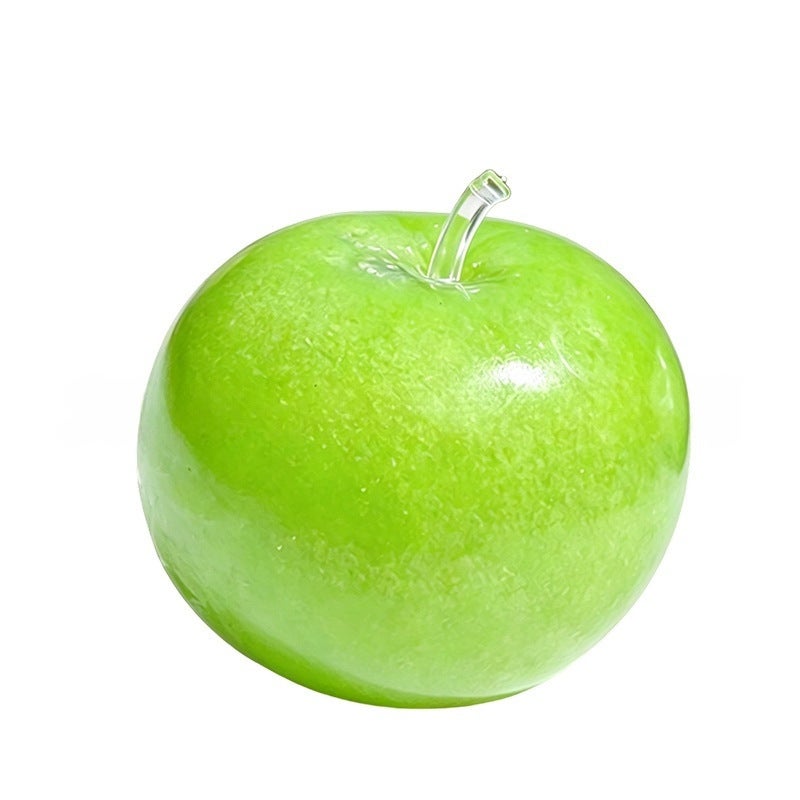 Green Apple Slime Putty Toy, Shapeable with Coconut Oil, Stress Relief - Image 4
