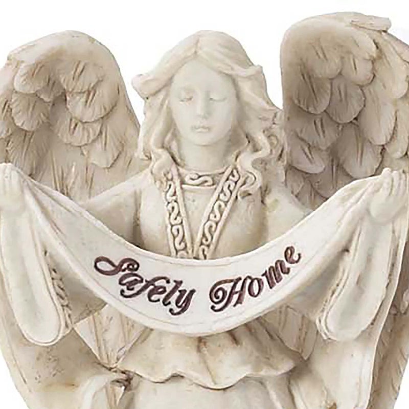 Dicksons Safely Home in Heaven at Last Stone 6.5 Inch Resin Tabletop Angel Figurine - Image 2