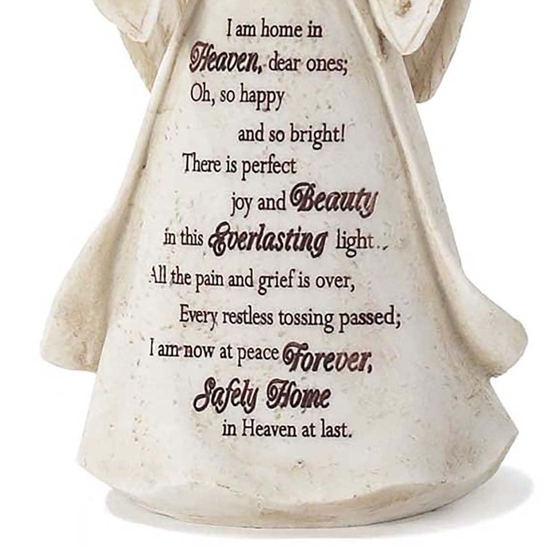 Dicksons Safely Home in Heaven at Last Stone 6.5 Inch Resin Tabletop Angel Figurine - Image 3