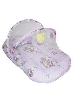 Moro Moro Baby Cotton Mattress with Mosquito Net & Toys – Soft & Comfortable Sleep Solution 