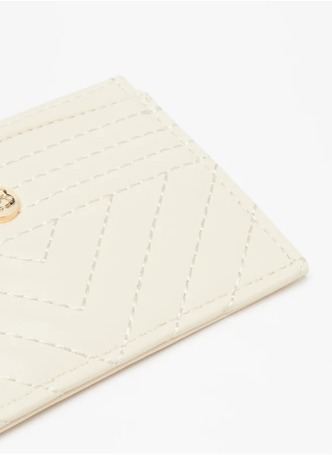 Flora Bella By Shoexpress Women's Quilted Card Holder