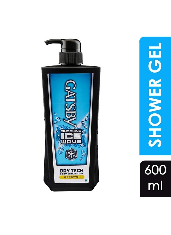 GATSBY Refresh Body Shower Gel, Masculine, Blue, 600 Ml  - Image 2