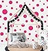 Create-A-Mural Polka Dot Wall Decals (63) Girls Room Wall Decor Stickers, Wall Dots, Vinyl Circle Peel & Stick DIY - Image 2
