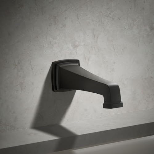 Kohler 27407BL Riff WallMount NonDiverter Bath spout Matte Black - Image 3