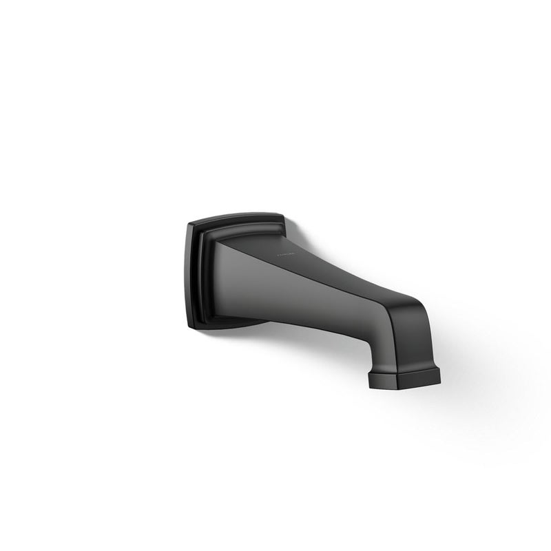 Kohler 27407BL Riff WallMount NonDiverter Bath spout Matte Black - Image 2