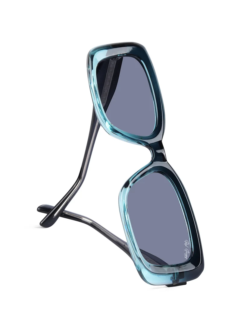 Woggles  Red Pappy Eldrion Blue Oversized Sunglasses  | Best Price UAE