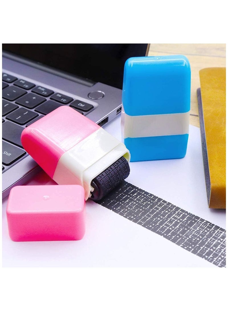 SYOSI 2Pcs Identity Protection Roller Stamps Theft Protection Stamp for ID Blockout Privacy Confidential and Address Blocker - Image 5