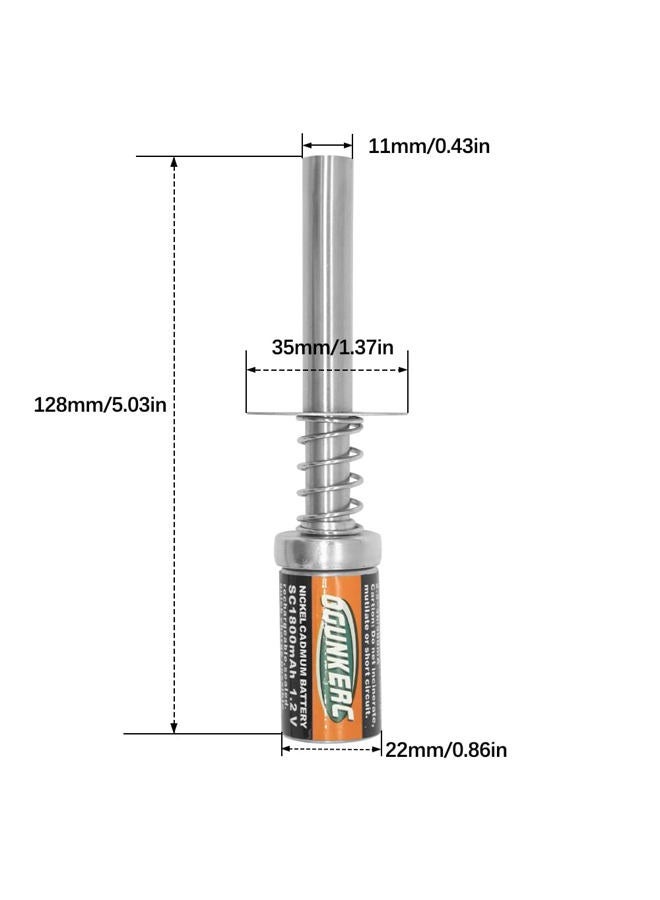 OGUNKE RC Nitro Starter Glow Plug Igniter Charger Tools Fuel Bottle Combo for Traxxas Redcat HSP Nitro Powered 1/8 1/10 RC Car - Image 3