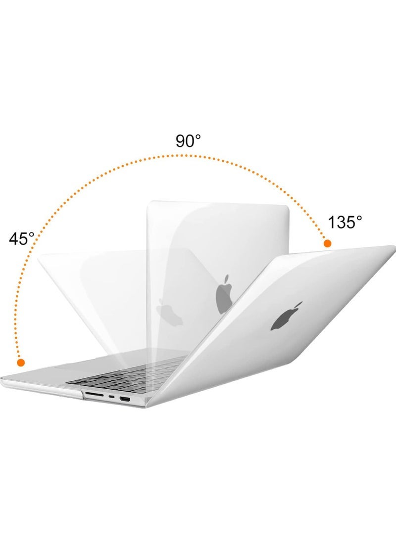 Compatible with MacBook Pro 14 inch Case 2023 2022 2021 Release M3 A2918 A2992 M2 A2779 M1 A2442 Pro Max Chip with Touch ID Protective Plastic Hard Shell Case Cover - Image 4