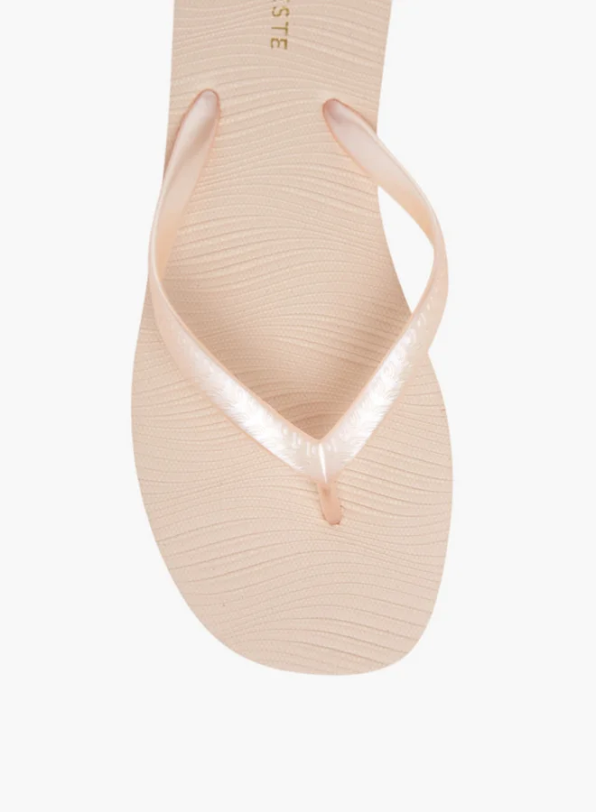 Celeste Women's Textured Thong Slippers