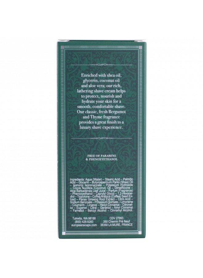 Pre de Provence Bergamot & Thyme Men's Fragrance Collection, Shave Cream, 75 ML - Image 3