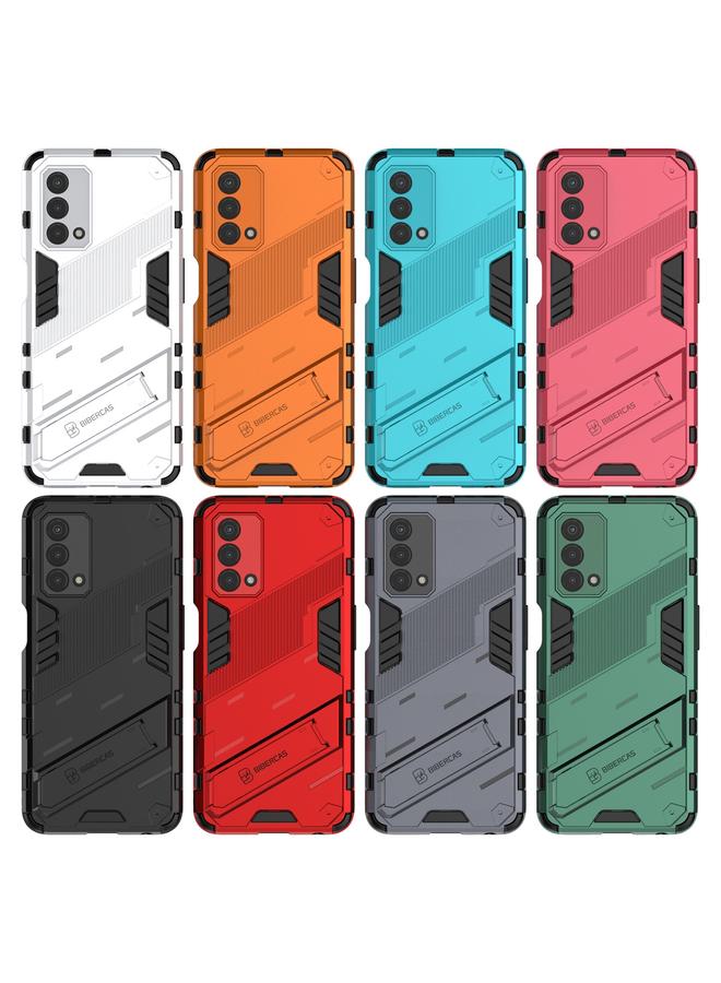 S-TOP Case For OPPO A93 5G Punk Armor 2 in 1 PC + TPU Shockproof Case with Invisible Holder - Image 2