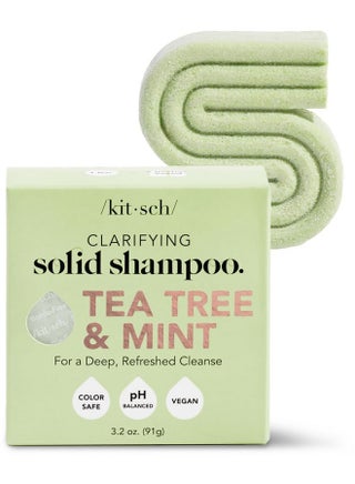 Kitsch Tea Tree & Mint Anti-Dandruff Shampoo Bar - Vegan, Natural, Paraben & Sulfate Free | For Itchy Scalp & All Hair Types | Made in US, 3.2oz - pzsku/ZF68672CE19288A85FE5DZ/45/1745400034/91601e47-df5f-44bb-89d2-a99c37d16eb9