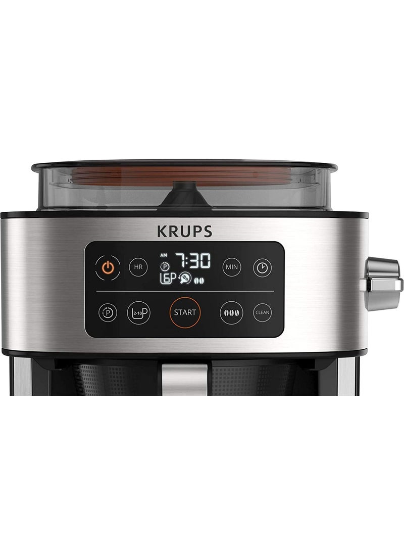 Krups - Aroma Partner Filter Coffee Machine, Integrated Airtight Coffee Tray, Automatic and Precise Dosages Thanks to the Smart Lever System, 10 to 15 Cups, Capacity 1.25 L KM760D10 - Image 1