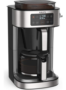 Aroma Partner Filter Coffee Machine, Integrated Airtight Coffee Tray, Automatic and Precise Dosages Thanks to the Smart Lever System, 10 to 15 Cups, Capacity 1.25 L KM760D10