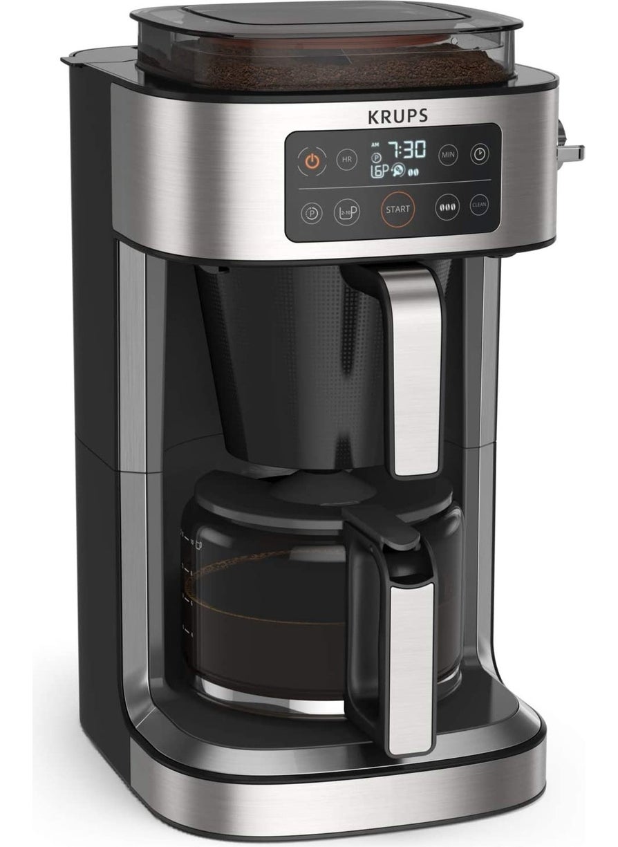 Krups - Aroma Partner Filter Coffee Machine, Integrated Airtight Coffee Tray, Automatic and Precise Dosages Thanks to the Smart Lever System, 10 to 15 Cups, Capacity 1.25 L KM760D10 - Image 1