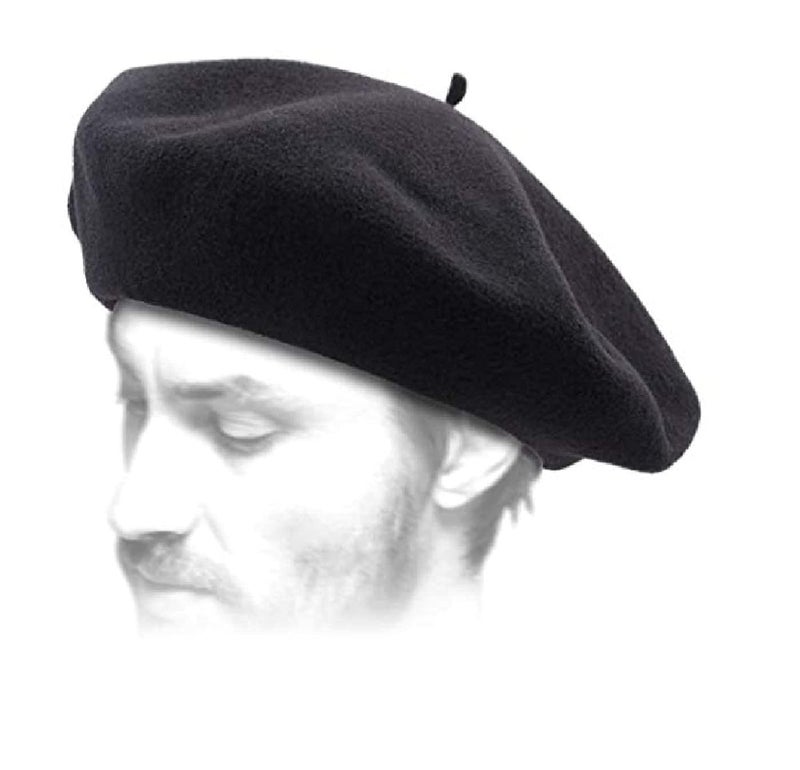 Ventewa Spain Unisex Wool Blend French Artist Beret Cap - Image 3