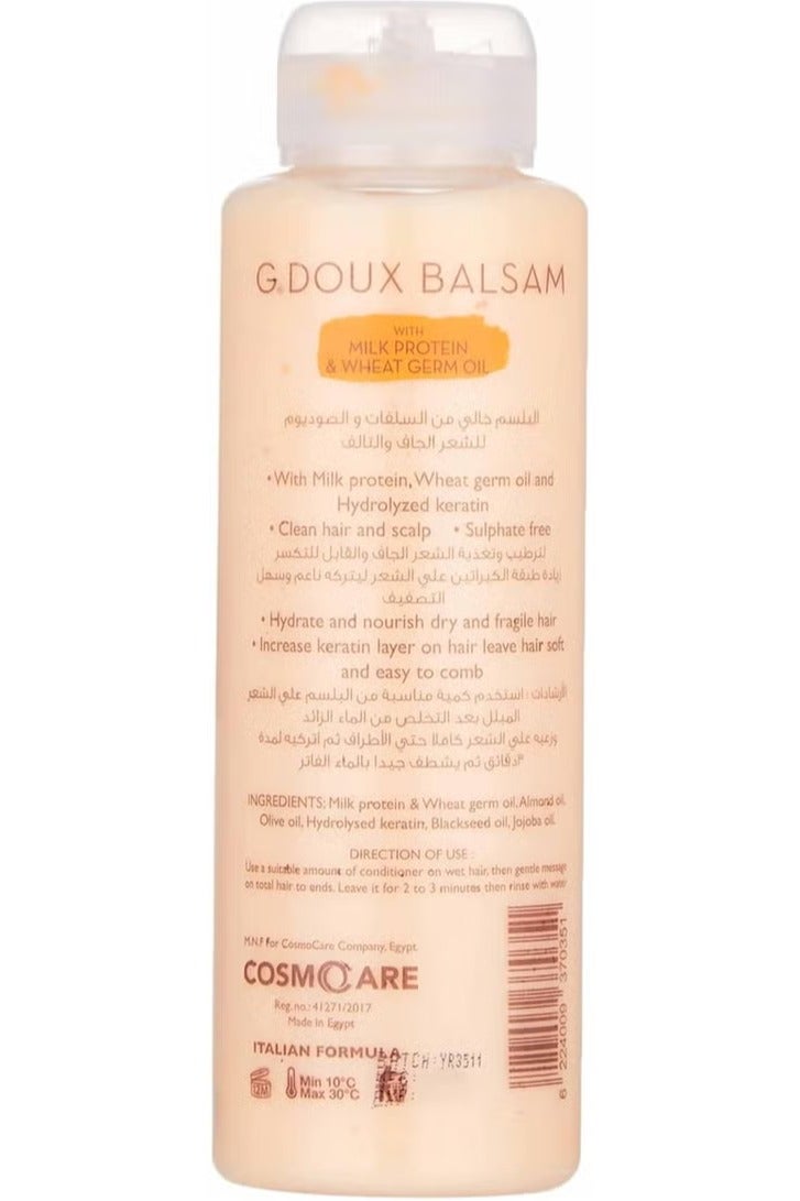 جي.دو بلسم مع بروتين الحليب وزيت جنين القمح 400 مل - Image 2