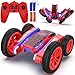 Blissbud Spider Remote Control Car for Kids 24Ghz Fast RC Stunt Cars 360 Rotating 4WD RC Crawler with Lights Rechargeable Car Toy for Boys Ages 6 7 8 9 10 Birthday BlackRed - Image 2