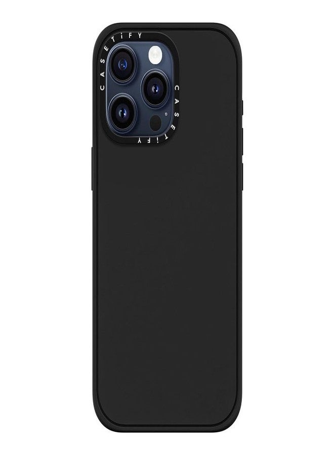 كاستيفي جراب CASETiFY Impact لهاتف iPhone 15 Pro Max [مُختبر ضد السقوط 4 مرات وفقًا للمعايير العسكرية / حماية من السقوط من ارتفاع 8.2 قدم / متوافق مع Magsafe] - أسود مطفي - Image 2
