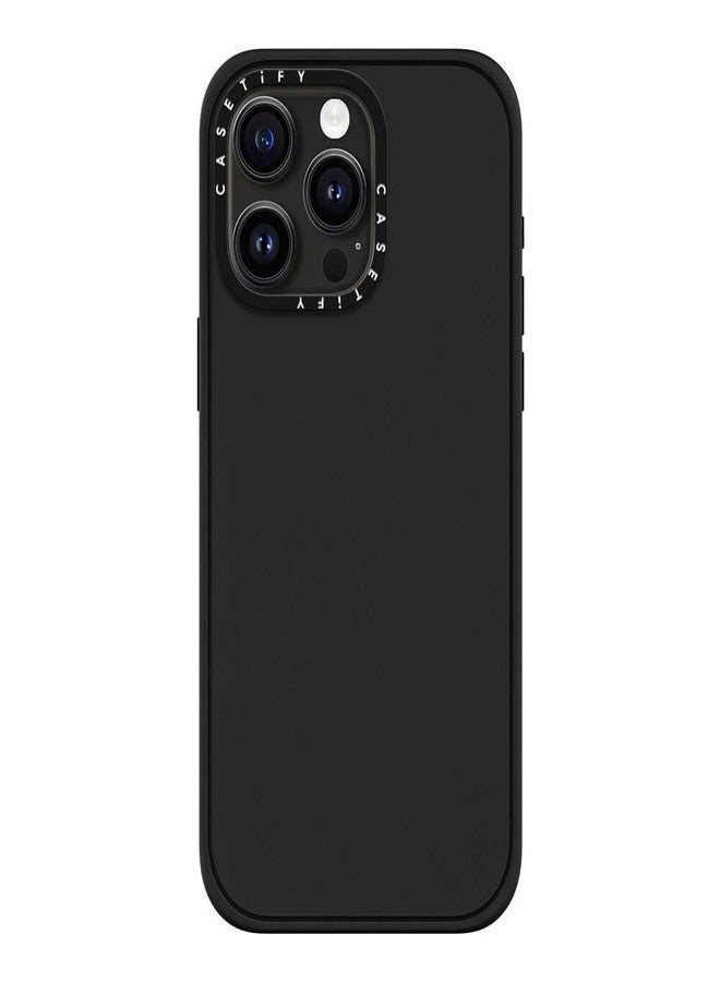 كاستيفي جراب CASETiFY Impact لهاتف iPhone 15 Pro Max [مُختبر ضد السقوط 4 مرات وفقًا للمعايير العسكرية / حماية من السقوط من ارتفاع 8.2 قدم / متوافق مع Magsafe] - أسود مطفي - Image 4