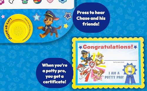 Cottage Door Press Paw Patrol Potty Training Reward Chart, Potty Time With the Pups! Workbook Includes Stories, Activities, Stickers, and Sound Button - Image 4
