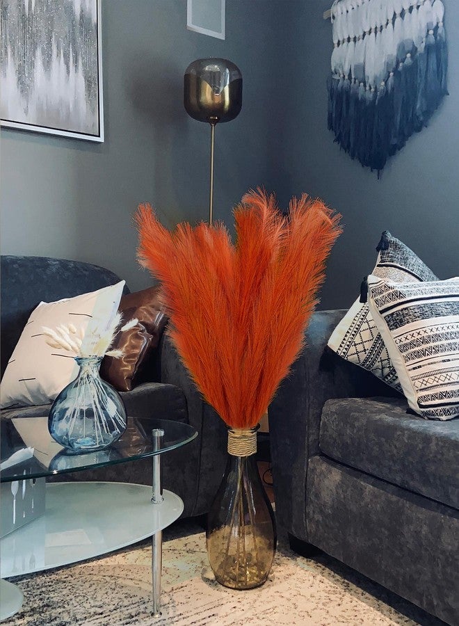 MAXROCK Faux Pampas Grass, 3PCS Large Tall 43'' Fluffy Artificial Fake Pompous Grass for Boho Decor Home Kitchen Wedding Decoration Floor Vase Filler - Image 4
