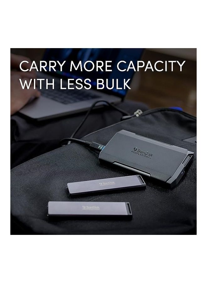 Professional PRO-Blade Transport - Portable and Modular NVMe SSD, Up to 2000MB/s, USB-C, USB 3.2 gen 2x2, Solid State Drive - SDPM2NB-002T-GBAND - Image 4