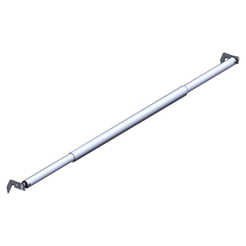 Hecis Double Layer Adjustable Crossbar and Hangers for use with Pipe and Drape Kit, 8-10ft Width - Image 1