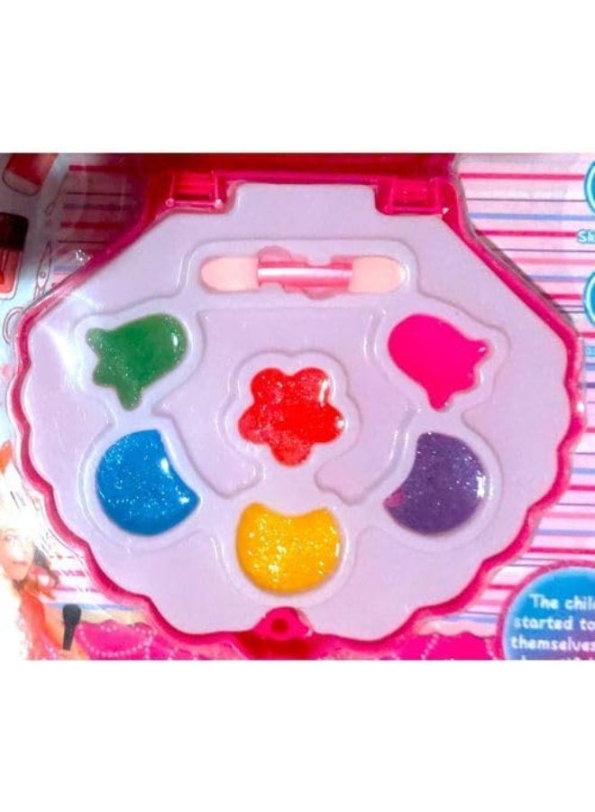 Generic valueable 1 Plastic Seashell-Shaped Makeup Toy for Girls - Pink - Image 4