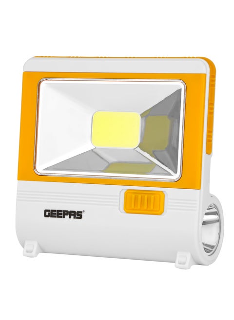 LED Emergency Lantern with Solar Panel |Energy Efficient Design, Hi-Power LED and COB 4 Hours Working | Compact, Portable and Light Weight Design with Stand| GE53036
