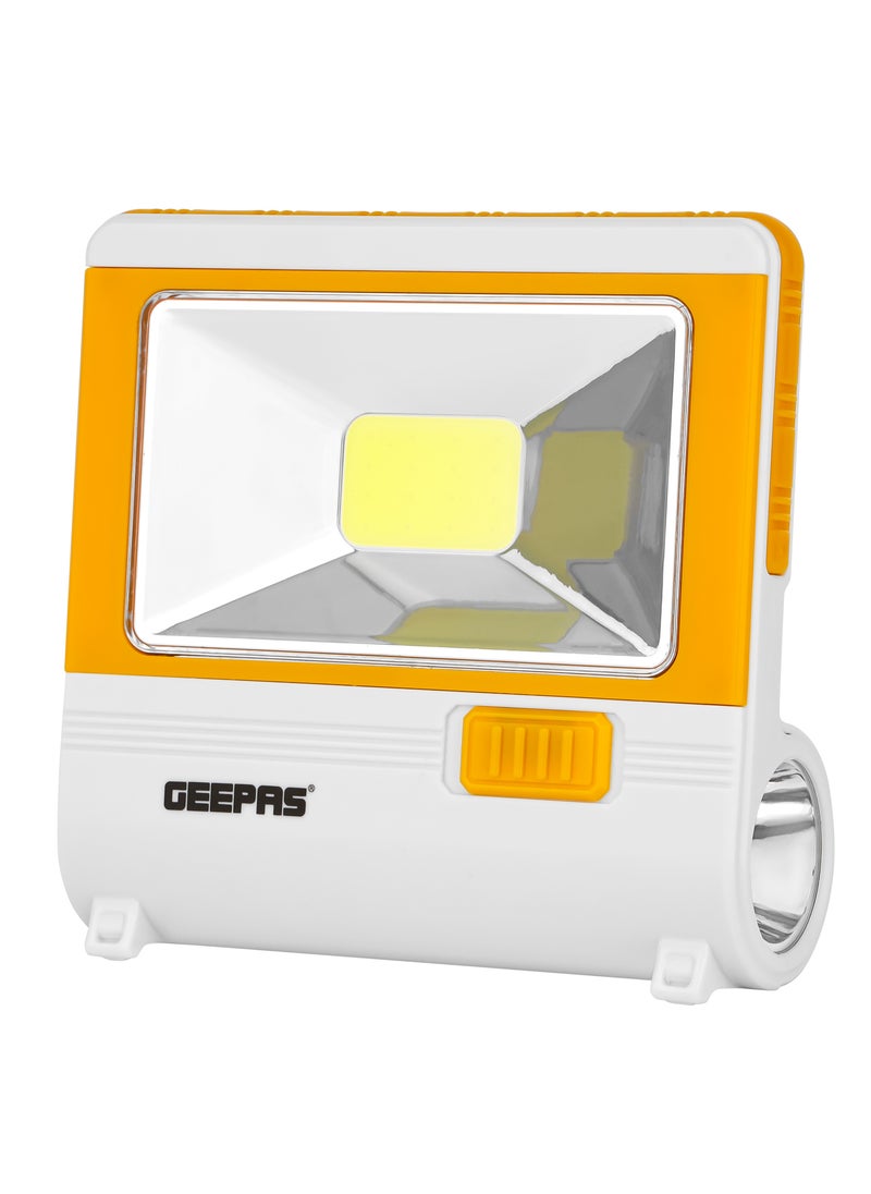 GEEPAS LED Emergency Lantern with Solar Panel |Energy Efficient Design, Hi-Power LED and COB 4 Hours Working | Compact, Portable and Light Weight Design with Stand| GE53036  - Image 1