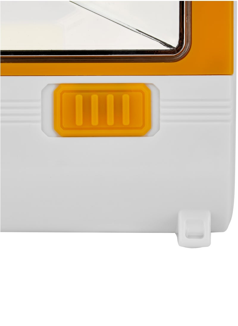 LED Emergency Lantern with Solar Panel |Energy Efficient Design, Hi-Power LED and COB 4 Hours Working | Compact, Portable and Light Weight Design with Stand| GE53036