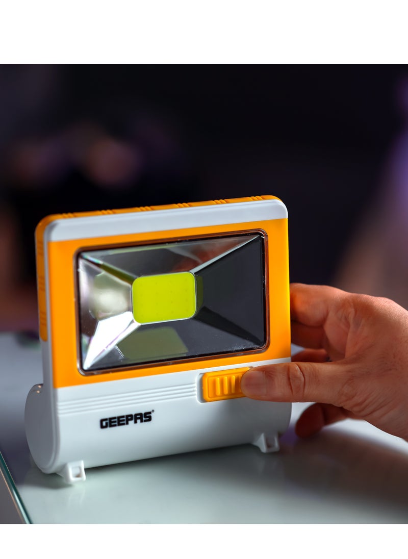 GEEPAS LED Emergency Lantern with Solar Panel |Energy Efficient Design, Hi-Power LED and COB 4 Hours Working | Compact, Portable and Light Weight Design with Stand| GE53036  - Image 5
