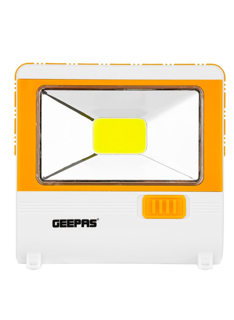 LED Emergency Lantern with Solar Panel |Energy Efficient Design, Hi-Power LED and COB 4 Hours Working | Compact, Portable and Light Weight Design with Stand| GE53036