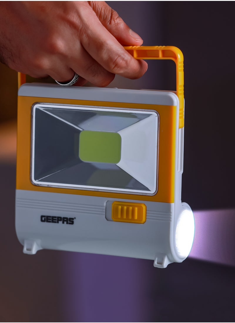 GEEPAS LED Emergency Lantern with Solar Panel |Energy Efficient Design, Hi-Power LED and COB 4 Hours Working | Compact, Portable and Light Weight Design with Stand| GE53036  - Image 4