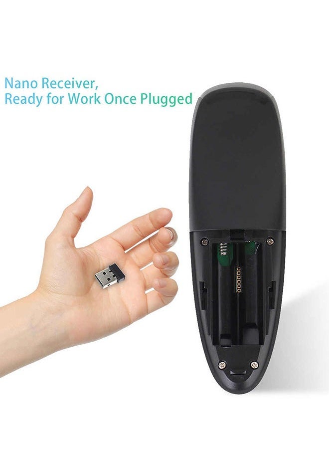Raxoom - Wireless Remote Control With Sensor For Smart TV Black - Image 1