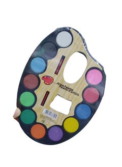 KIDOZ A painting of Mickey Mouse character with excellent color set and one-time use apron, perfect for children's parties. The set includes 1 holder and 1 canvas painting of Mickey Mouse character attached to a wooden stand, in addition to 12 bright and assorted drawing colors and 1 plastic apron to protect children's clothes.  - Image 3